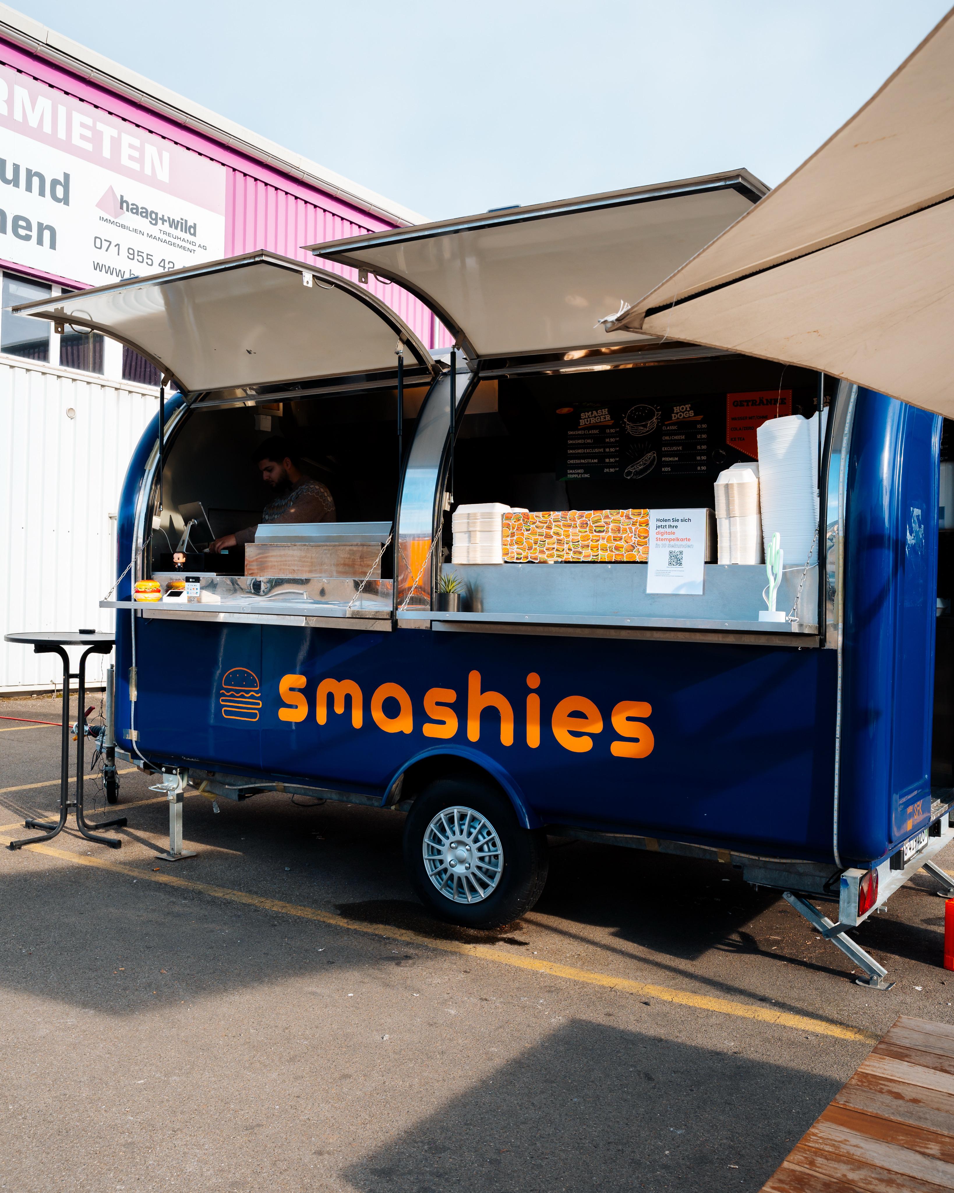 Smashies Food Truck St. Gallen Wil - Halal Burger Ostschweiz